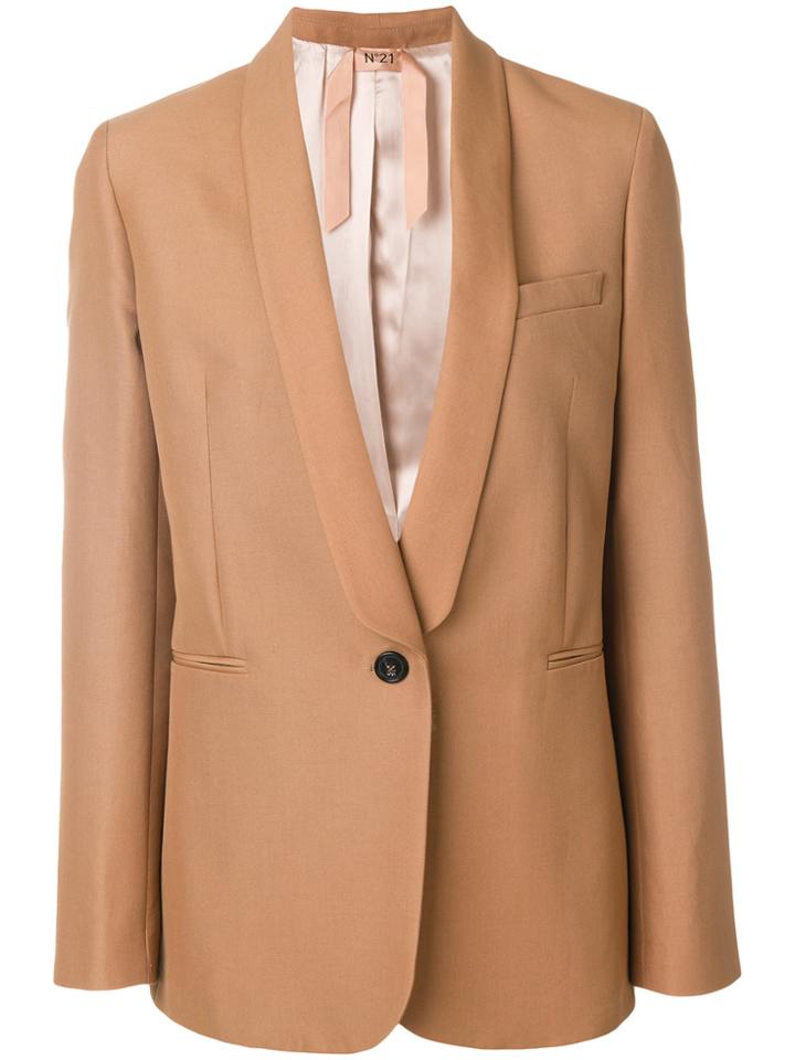 No21 Boyfriend Blazer - Nude & Neutrals