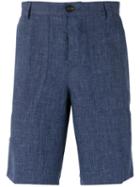 Brunello Cucinelli Knee-length Short, Men's, Size: 56, Blue, Cotton/linen/flax