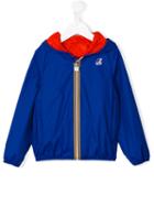 K Way Kids Reversable Hooded Jacket, Boy's, Size: 8 Yrs, Blue