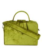 Mehry Mu Green Velvet Fey Box Bag