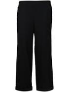 Yohji Yamamoto Wide Leg Cropped Trousers