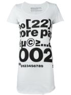 Rundholz Logo Print T-shirt, Women's, Size: M, White, Cotton