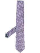 Lanvin Geometric Print Tie - Purple
