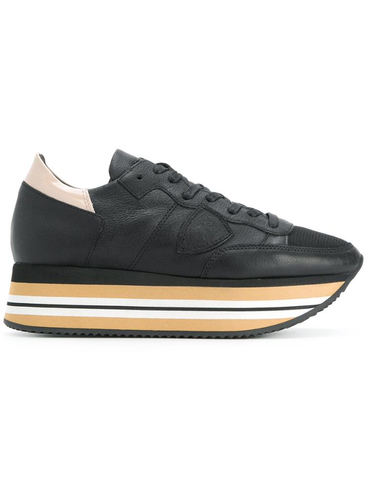 Philippe Model Eiffel Sneakers - Black