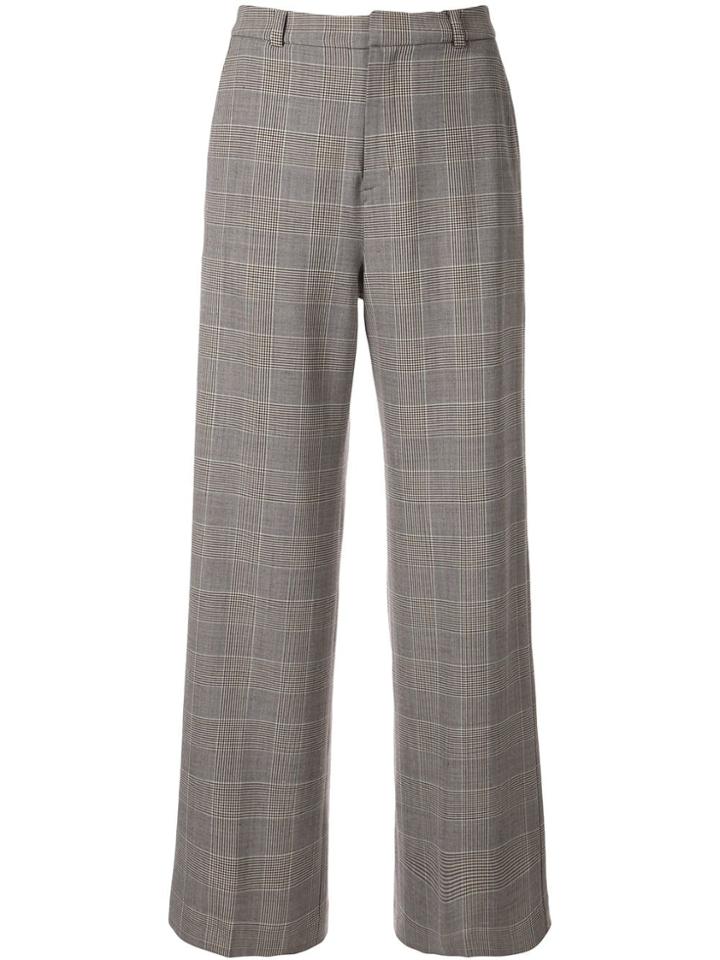 Loveless High-waist Cropped Trousers - Grey