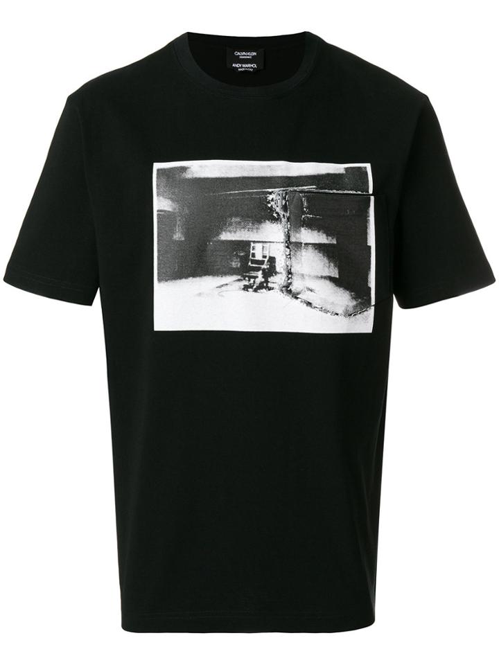 Calvin Klein 205w39nyc Little Electric Chair T-shirt - Black