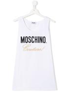 Moschino Kids Couture Tank Top - White