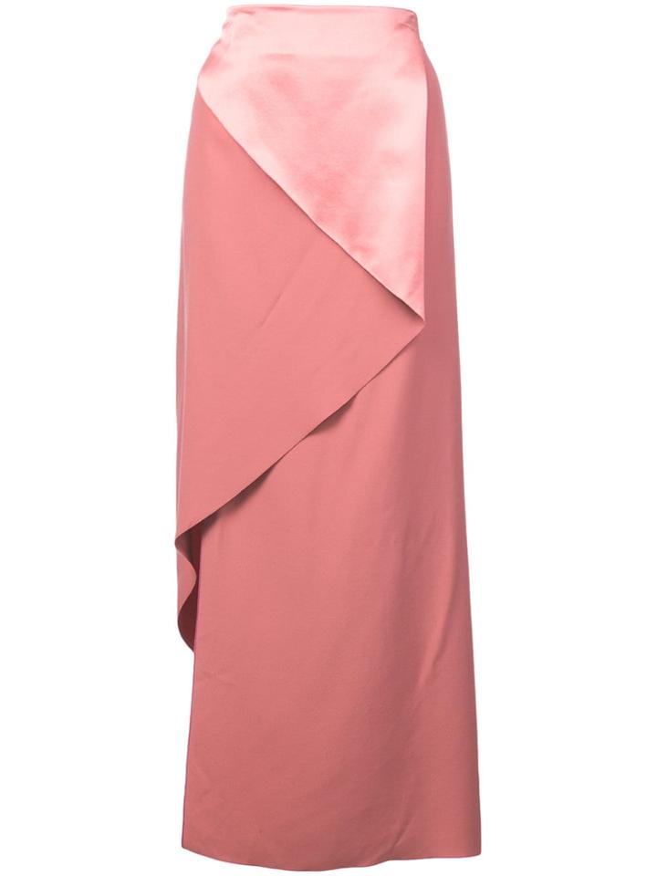 Dion Lee Bias Fold Skirt - Pink & Purple