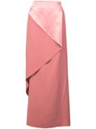 Dion Lee Bias Fold Skirt - Pink & Purple