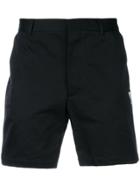Moncler Gamme Bleu Tailored Logo Patch Shorts - Blue