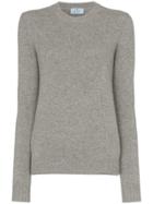 Prada Cashmere Cutout Sweater - Grey
