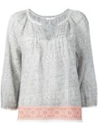 Joie Tile Print Blouse