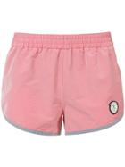 Undercover Checked Shorts - Red
