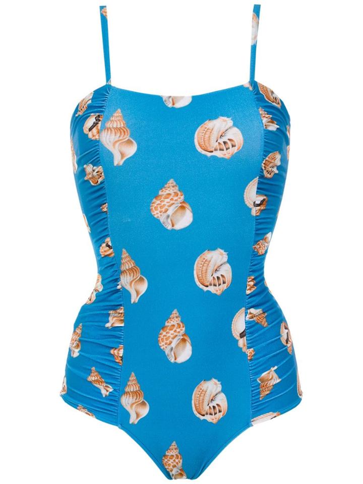 Adriana Degreas Printed Swimsuit - Blue