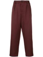 Marni Wide Leg Trousers - Red