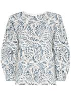 Chloé Ceramic Jacquard Sweatshirt - Blue