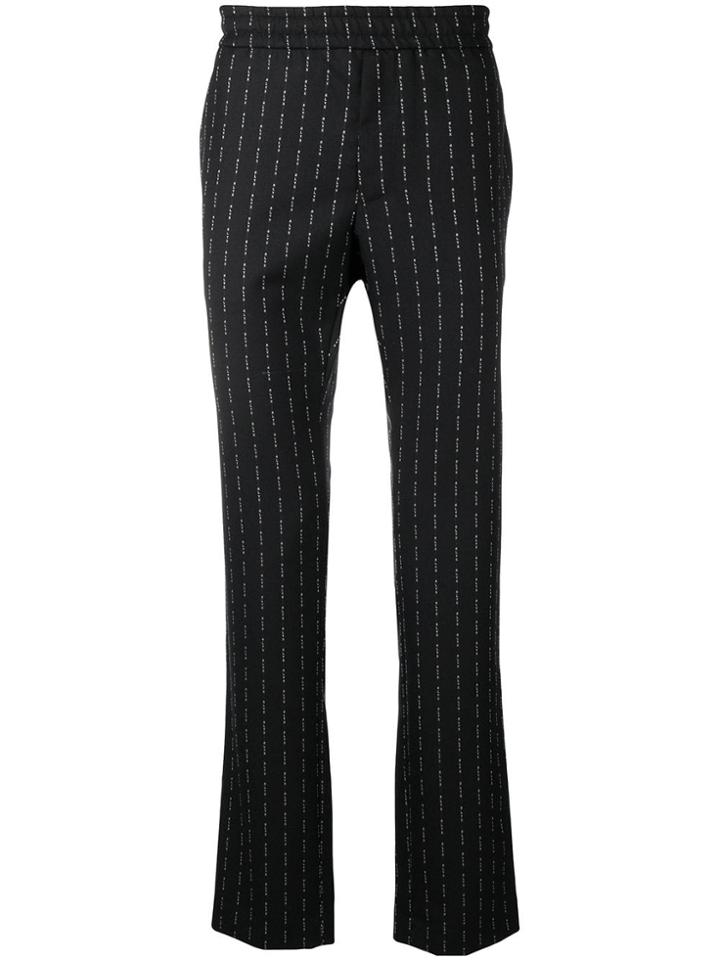 Alyx Logo Pinstripe Trousers - Black