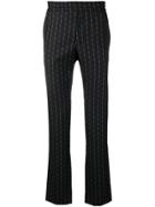 Alyx Logo Pinstripe Trousers - Black