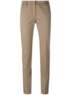 Incotex Slim-fit Chinos, Women's, Size: 46, Brown, Cotton/spandex/elastane