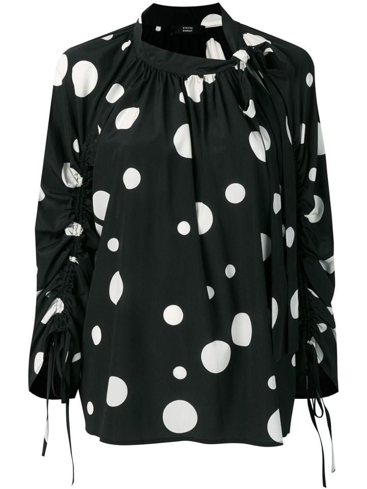Steffen Schraut Polka Dot Blouse - Black