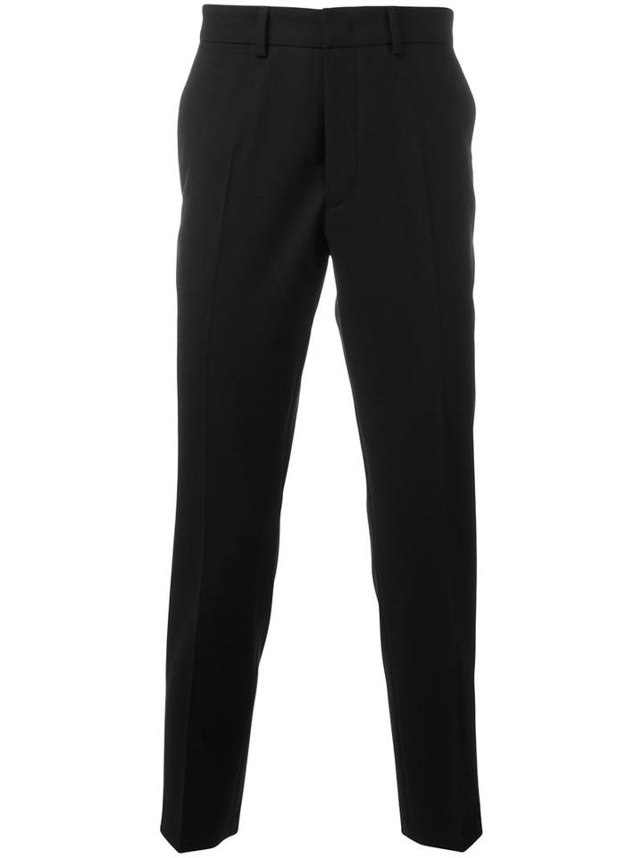 Mcq Alexander Mcqueen Straight-leg Trousers, Men's, Size: 52, Black, Polyester/spandex/elastane/wool