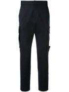 Wooyoungmi Cargo Pocket Slim-fit Trousers - Blue