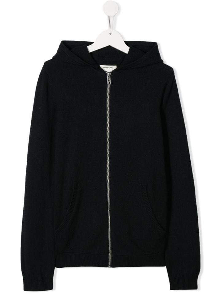 Zadig & Voltaire Kids Mao Skull Graphic Hoody - Blue