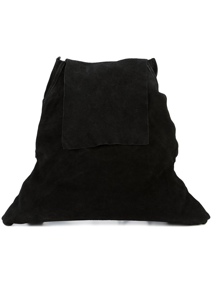 Guidi Flap Backback - Black