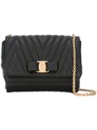 Salvatore Ferragamo Vara Shoulder Bag - Black
