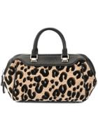 Louis Vuitton Vintage Leopard Print Handbag - Black