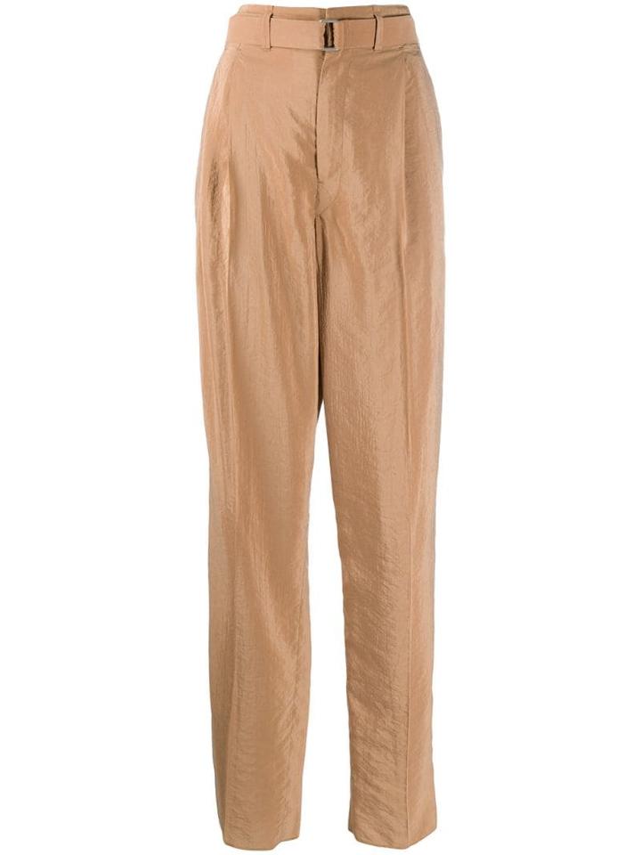 Lemaire Pleated Trousers - Neutrals