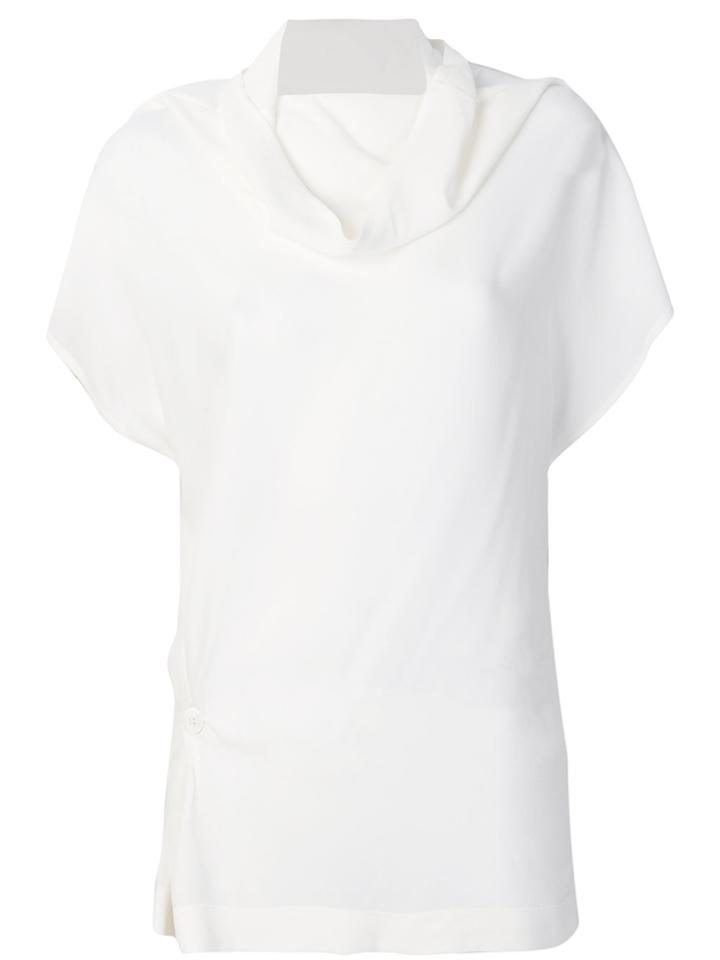 Jean Paul Knott Cowl Neck Blouse - Unavailable