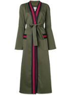Bazar Deluxe Long Military Coat - Green
