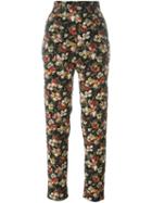 Jean Paul Gaultier Vintage 1991 Floral Print Trousers, Size: 40
