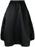 Comme Des Garçons Comme Des Garçons Full Draped Skirt - Black