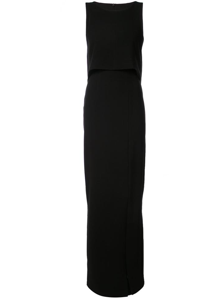 Black Halo Straight-fit Gown