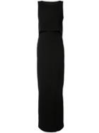 Black Halo Straight-fit Gown