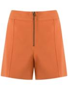Talie Nk Panelled Shorts, Women's, Size: 36, Yellow/orange, Polyester/spandex/elastane/viscose