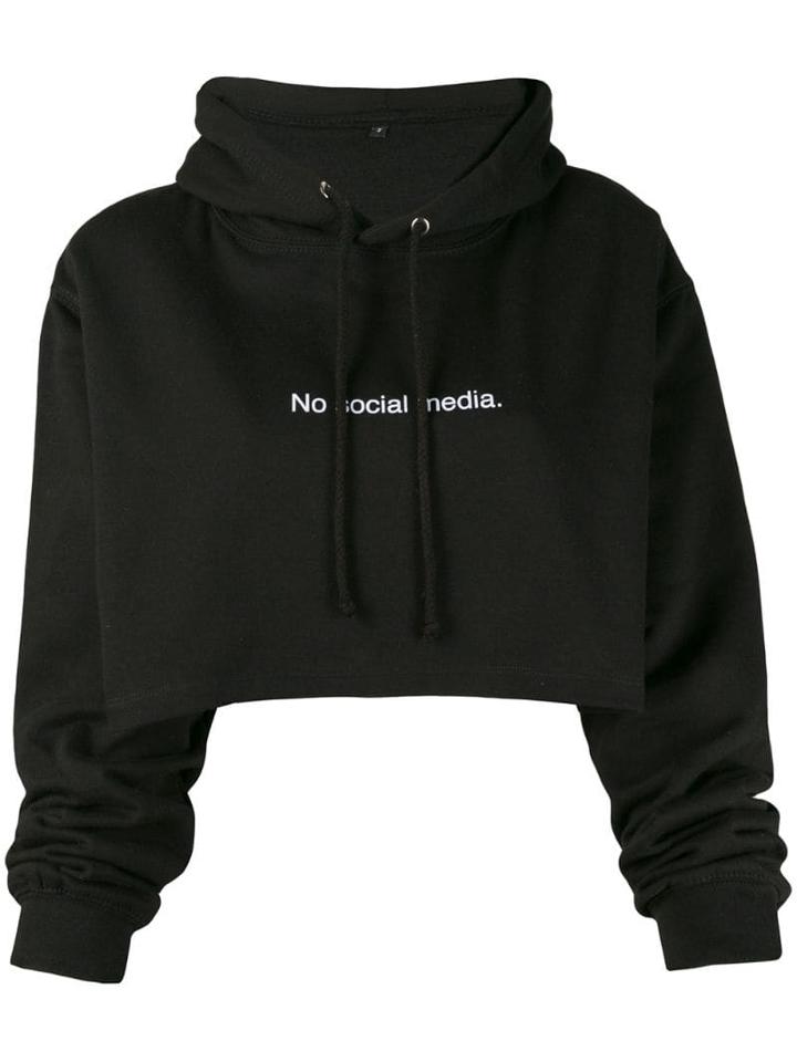 F.a.m.t. No Social Media Hoodie - Black