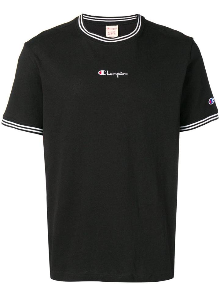 Champion Reverse Wave Logo T-shirt - Black