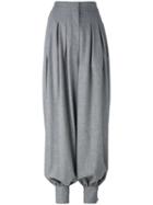 Stella Mccartney 'giulietta' Wide Leg Trousers, Women's, Size: 40, Grey, Wool/cashmere/spandex/elastane