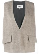 Mm6 Maison Margiela Sweater Vest - Brown