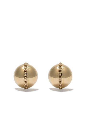 Tiffany & Co 18kt Yellow Gold Tiffany Hardwear Bolt Stud Earrings -