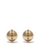 Tiffany & Co 18kt Yellow Gold Tiffany Hardwear Bolt Stud Earrings -