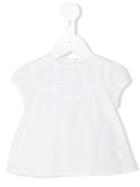 Tartine Et Chocolat - Embroidered Flower Blouse - Kids - Cotton - 9 Mth, White