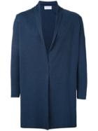 Estnation - Shawl Lapel Cardigan - Men - Cupro/cotton - M, Blue, Cupro/cotton