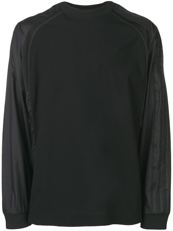 Y-3 Appliqué Side Stripes Sweatshirt - Black