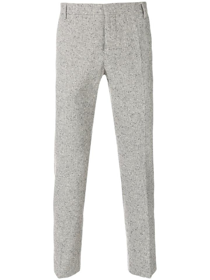 Entre Amis Patterned Trousers - Grey