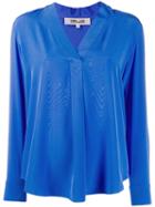 Diane Von Furstenberg Sanorah V-neck Top - Blue