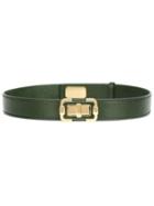 Monique Lhuillier 'blanca' Belt, Women's, Size: Xs, Green, Nappa Leather